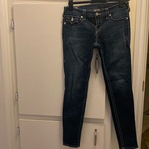 Dark skinny jeans